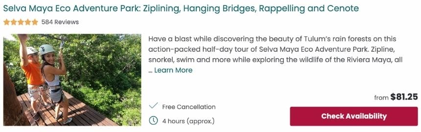 Selva Maya tour