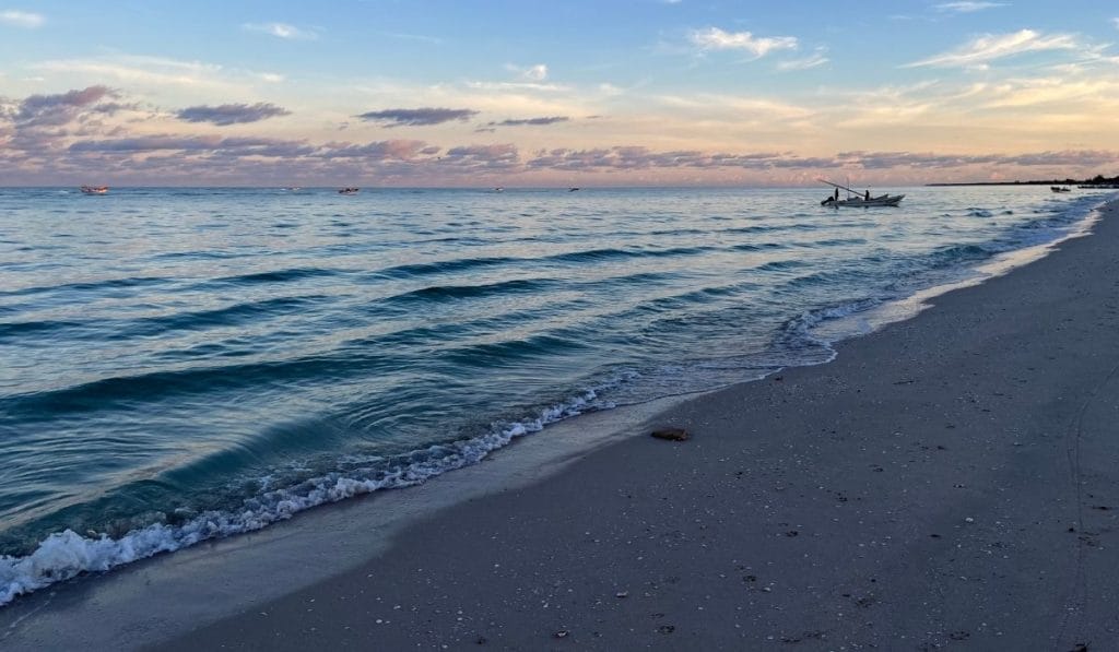 Celestun beach