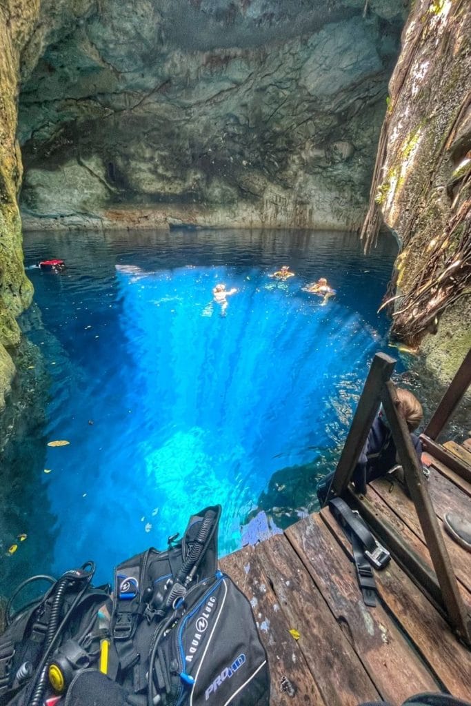 Cenote Nah Ya water