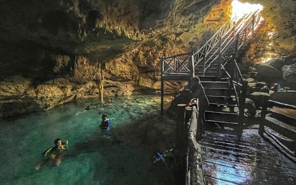 Cenote Sambula inside 