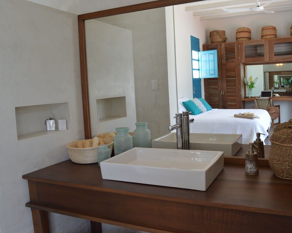 Beautiful home bedroom and bathroom