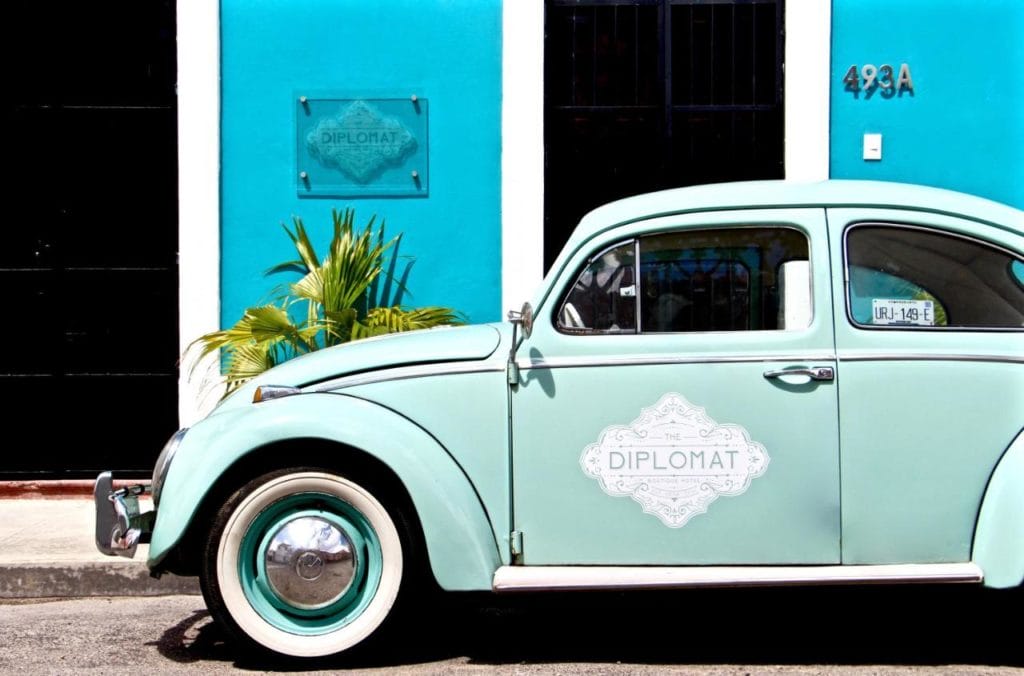 Diplomat boutique hotel entrance