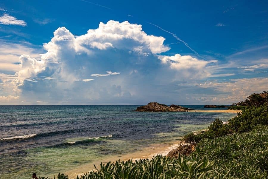 tulum beach - from Cancun to Tulum