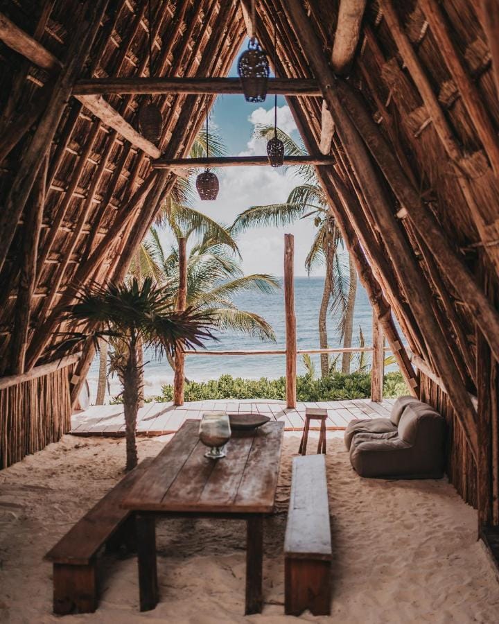 papaya playa beach cabana